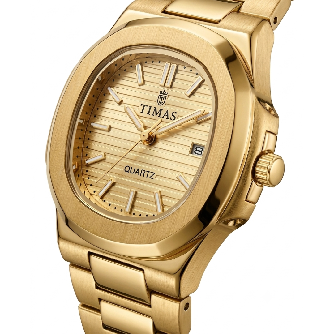 TIMAS Nautilus-Style Luxury Edition | Octagonal Bezel Stainless Steel Women's Quartz Watch (AWTL-00275)