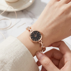 TIMAS Petite Jewelry Edition | Crystal Chevron Bangle-Style Women's Watch (AWTL-00276)
