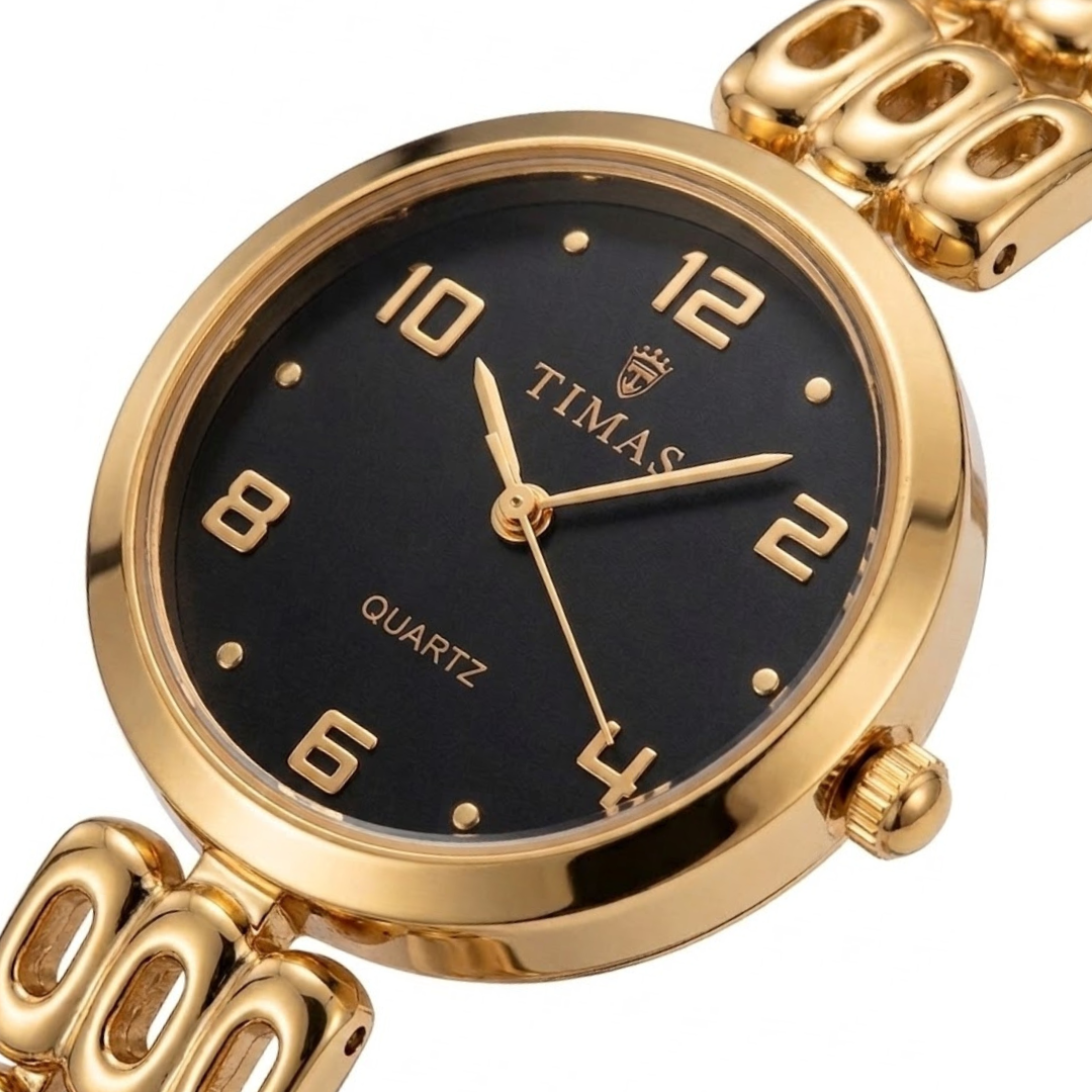 TIMAS Petite Jewelry Edition | Cut-Out Link Bracelet Women's Quartz Watch (AWTL-00277)