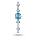 TIMAS Petite Crystal-Gem Edition | Round Gem & Circular Link Women's Jewelry (AWTL-00279)