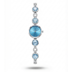 TIMAS Petite Crystal-Gem Edition | Round Gem & Circular Link Women's Jewelry (AWTL-00279)