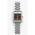 TIMAS Rectangular Luxury Edition | Crystal-Paved Bezel Stainless Steel Women's Quartz Watch (AWTL-00274)
