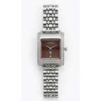 TIMAS Rectangular Luxury Edition | Crystal-Paved Bezel Stainless Steel Women's Quartz Watch (AWTL-00274)
