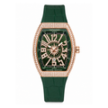 Frank Muller DENVOSI Luxury Tonneau Edition | Crystal Pave Bezel & Compass Dial Quartz Watch (AWDM-00287)