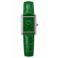 Cartier Leather Strap Elegant Rectangular Tank Watch (AWCM-00193)