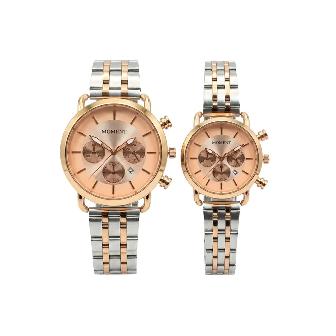 Moment legacy couple edition | luxury chronograph style matching watches
