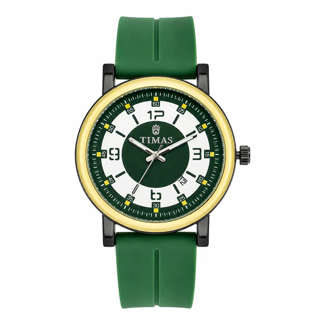 Timas Vector Series | Futuristic Geometric Dial Sports Watch with Premium Silicone Strap