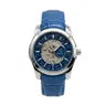 Rick Skeleton Series | Premium Open-Heart Watch With Textured Strap