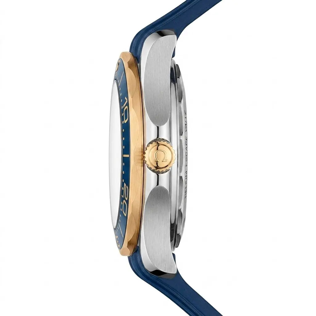 Omega Seamaster (Automatic Master Copy) | Premium Wave Dial with Integrated Rubber Strap