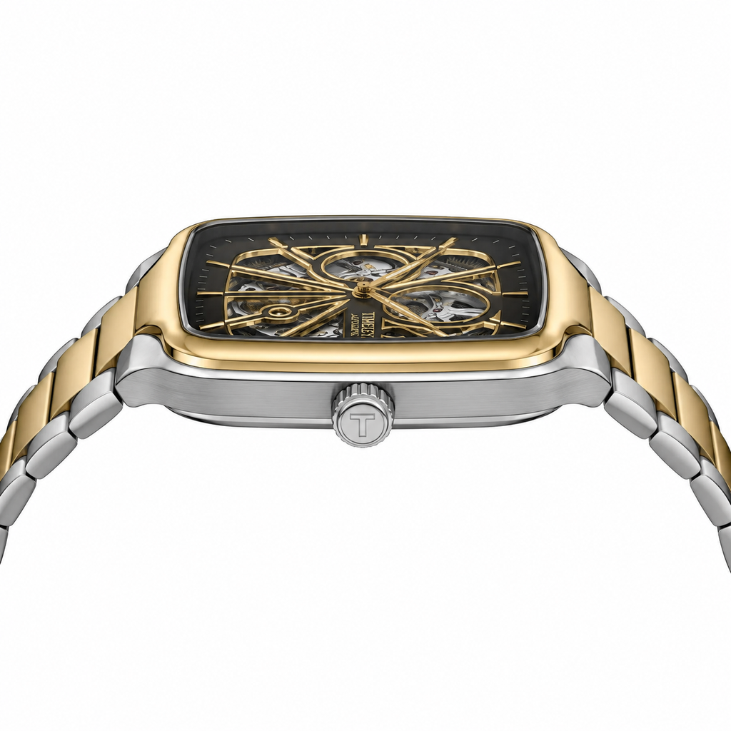 Timekey automatic skeleton | Premium square-bezel mechanical series