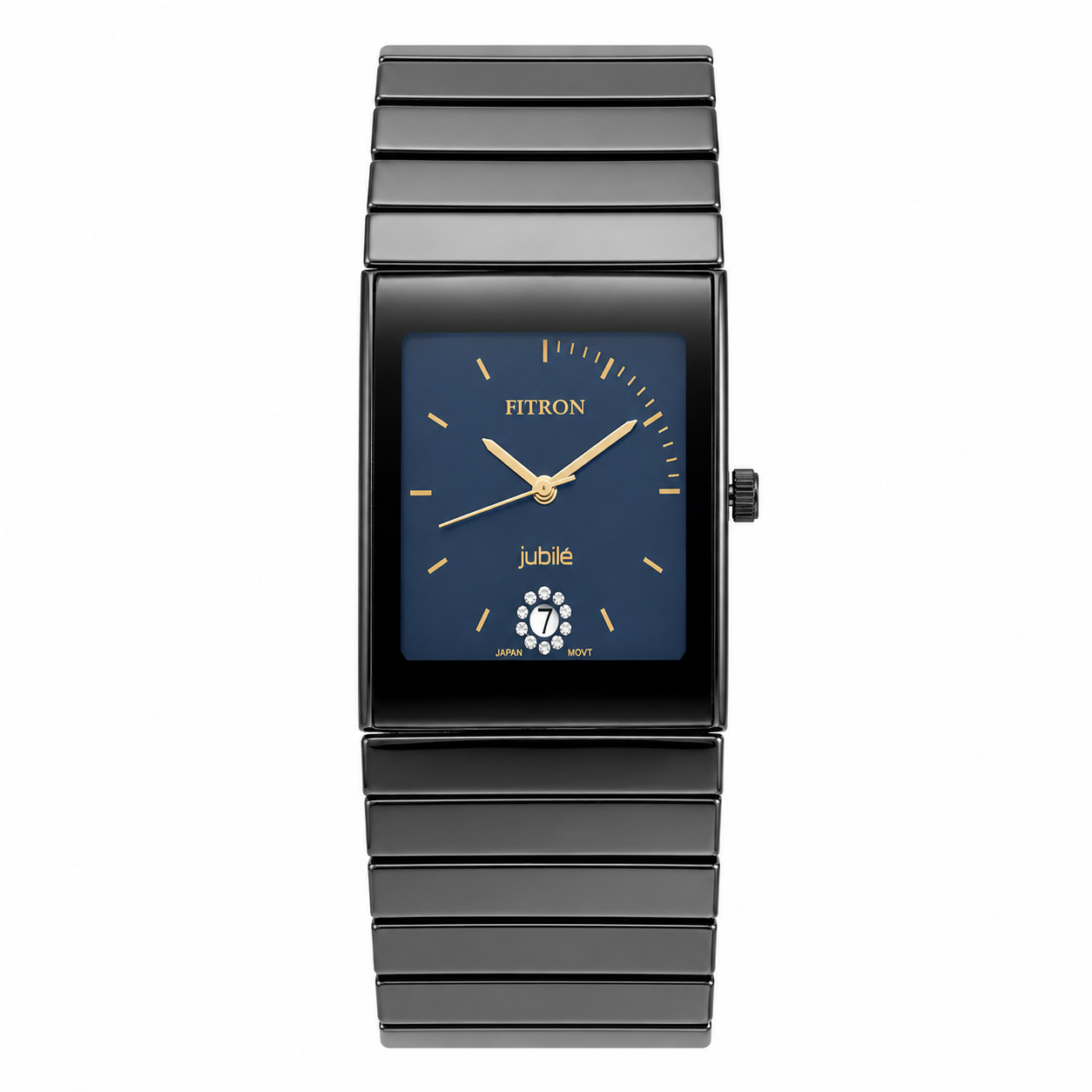 FITRON Jubilé Ceramic Edition | Rectangular High-Tech Ceramic Quartz Watch