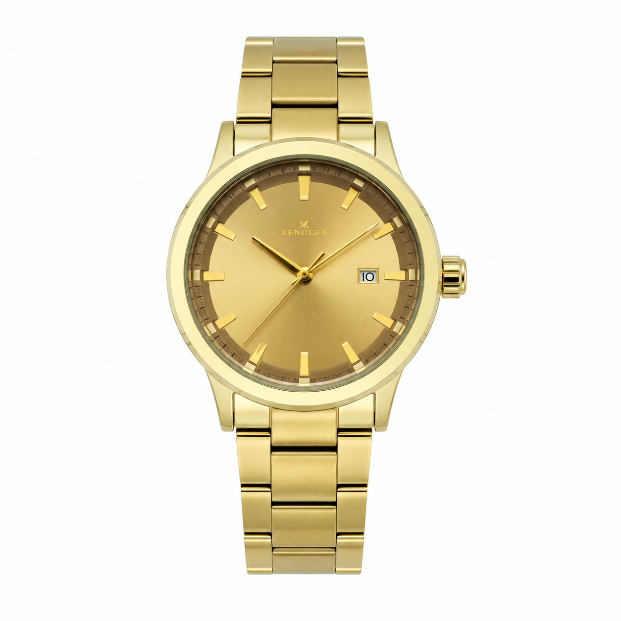 XENLEX Men's Silver Sport Watch
