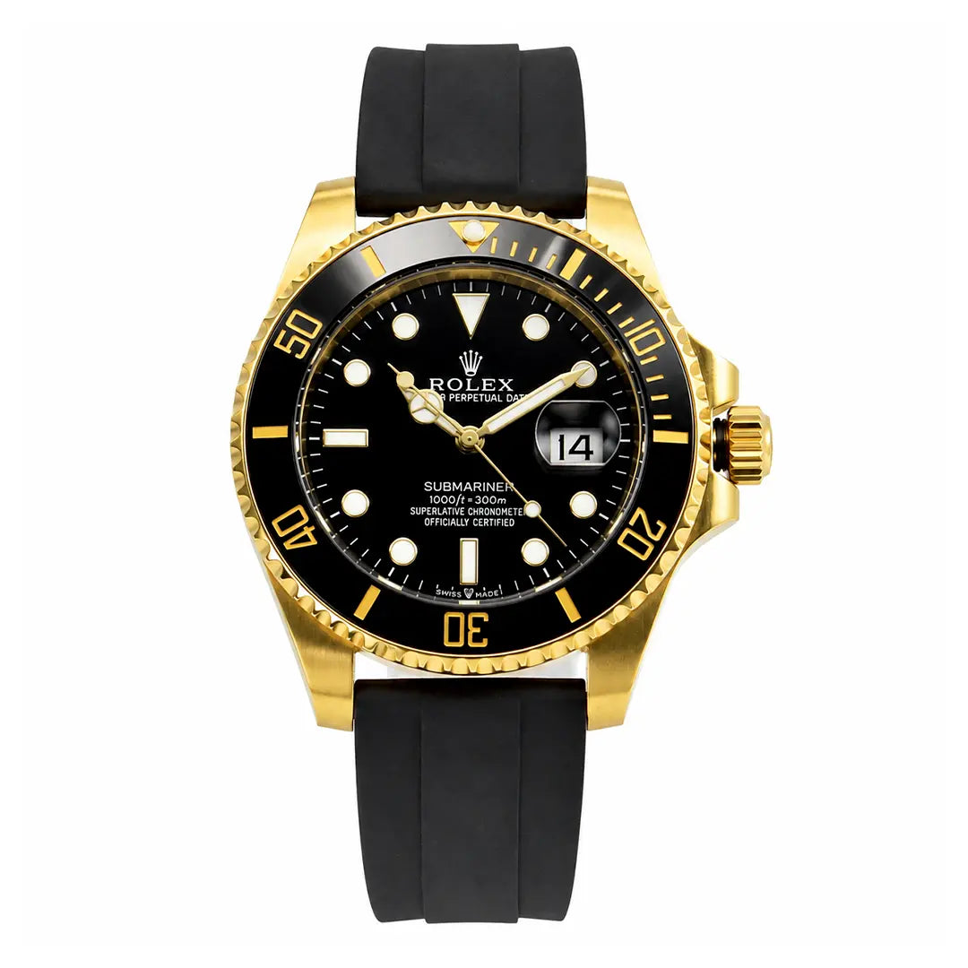 Rolex Submariner Date Edition (Quartz Master Copy) | Premium Divers Sport Watch with High-Durability Silicone Strap