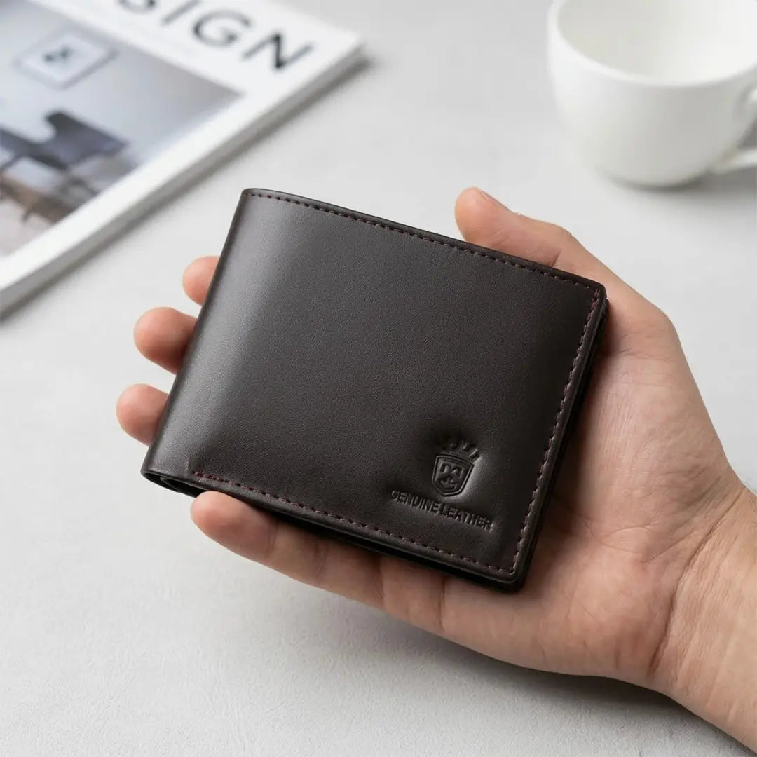 Timas signature edition | Premium leather bifold wallet with contrast stitching
