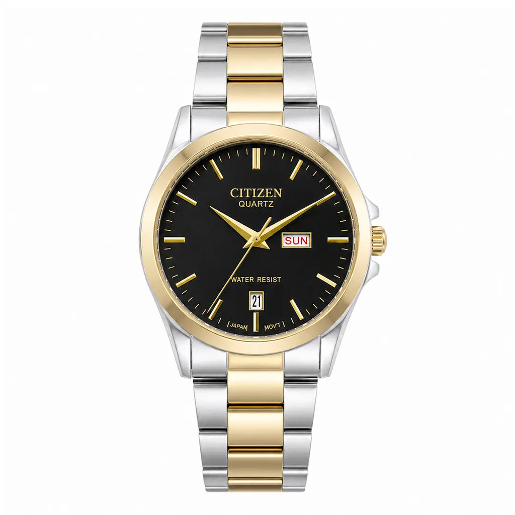 Citizen Quartz Executive Day-Date Edition | Bi-Tonal Dress Watch with Dual Calendar