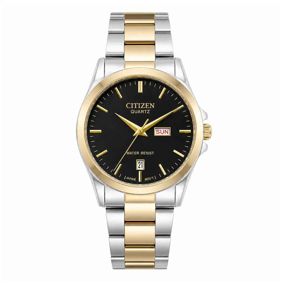 Citizen Quartz Executive Day-Date Edition | Bi-Tonal Dress Watch with Dual Calendar