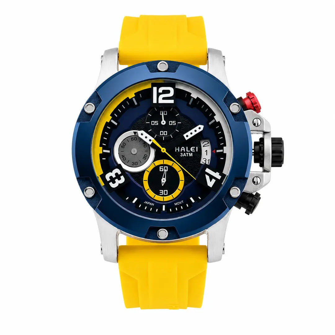 Halei Tactical Apex Series | Heavy-Duty Sports Watch with High-Impact Silicone Strap