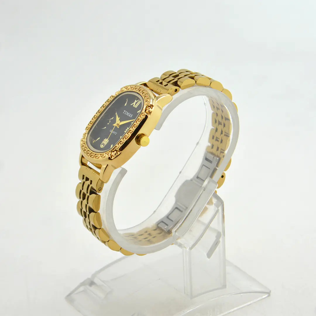 Timas Vintage Muse | Elegant Oval Case Ladies Watch