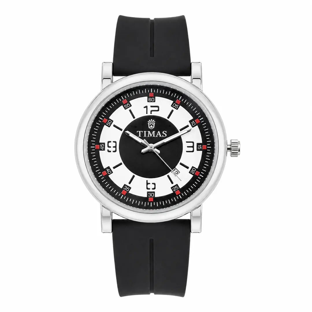 Timas Vector Series | Futuristic Geometric Dial Sports Watch with Premium Silicone Strap