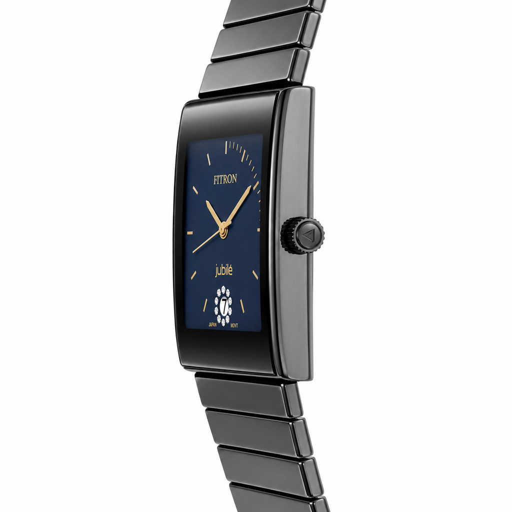FITRON Jubilé Ceramic Edition | Rectangular High-Tech Ceramic Quartz Watch