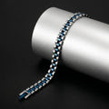 Executive President Series | Architectural Multi-Link Bracelet with Segmented Contrast
