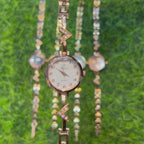 TIMAS Petite Jewelry Edition | Crystal Chevron Bangle-Style Women's Watch (AWTL-00276)